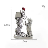 Metal Snowman Pendant Christmas Home Decoration