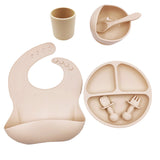 Baby Silicone Cup Spoon Cutlery Set