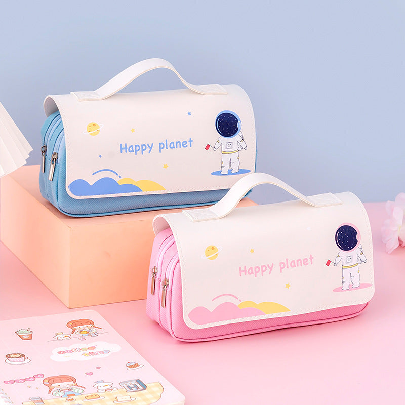 Large-capacity Pencil Case Cute Portable Cartoon Creative Multi-function - Minihomy