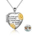 Lovely Sunflower Locket Necklace