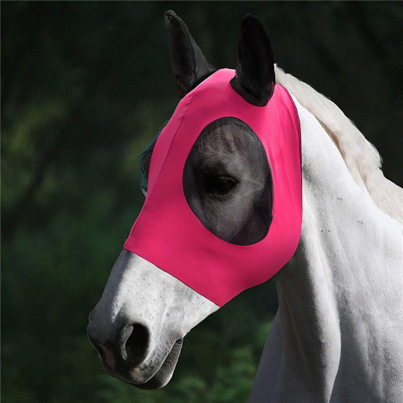 Breathable Anti-Mosquito And Fly-Proof Horse Masks Equestrian Supplies - Minihomy