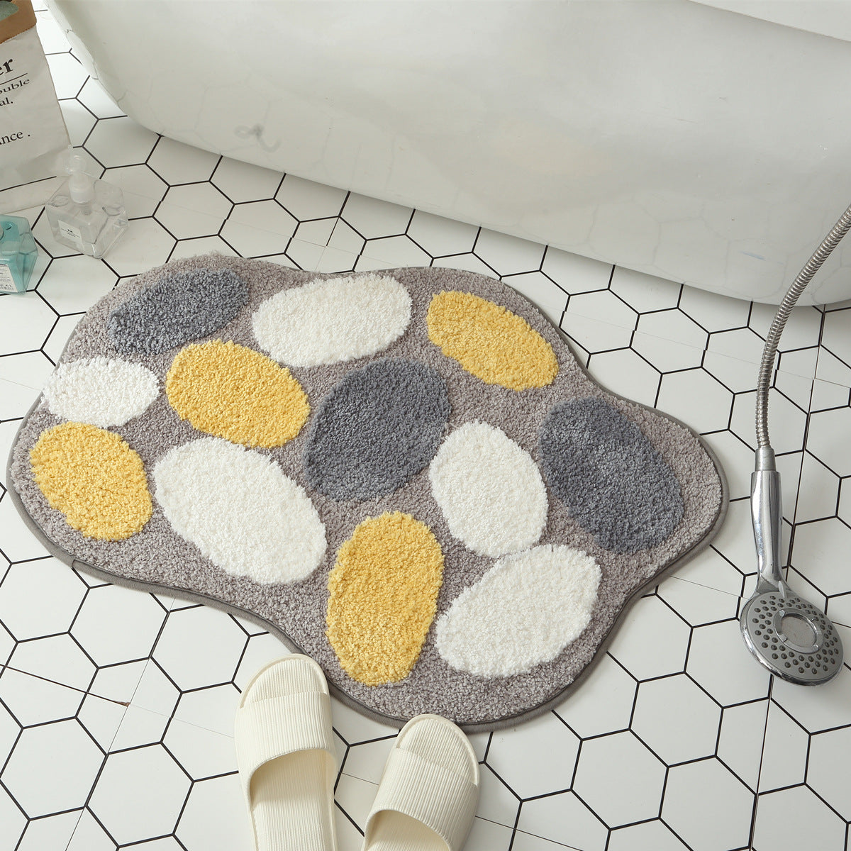 Funny Egg Entrance Carpet Hallway Bathroom Rug