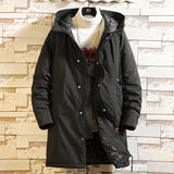 Men's Casual Mid-length Cotton Coat - Minihomy