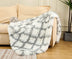 Snuggle up in style with our faux fur throw blanket