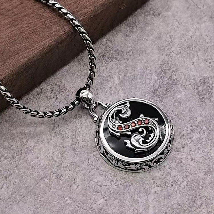 Simple Personality Men And Women Couple Necklace