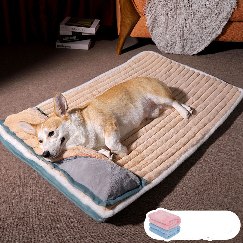 Winter Warm Dog Kennel Pillow Dog Mat Dog Sleeping Mat