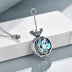 925 Sterling Silver Mermaid Urn Necklace for Women Mermaid Cremation Jewelry for Ashes