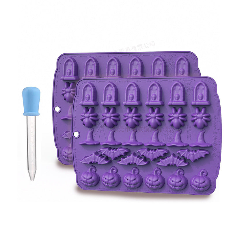 Halloween 40 Skull Ice Cube Baking Mould - Minihomy