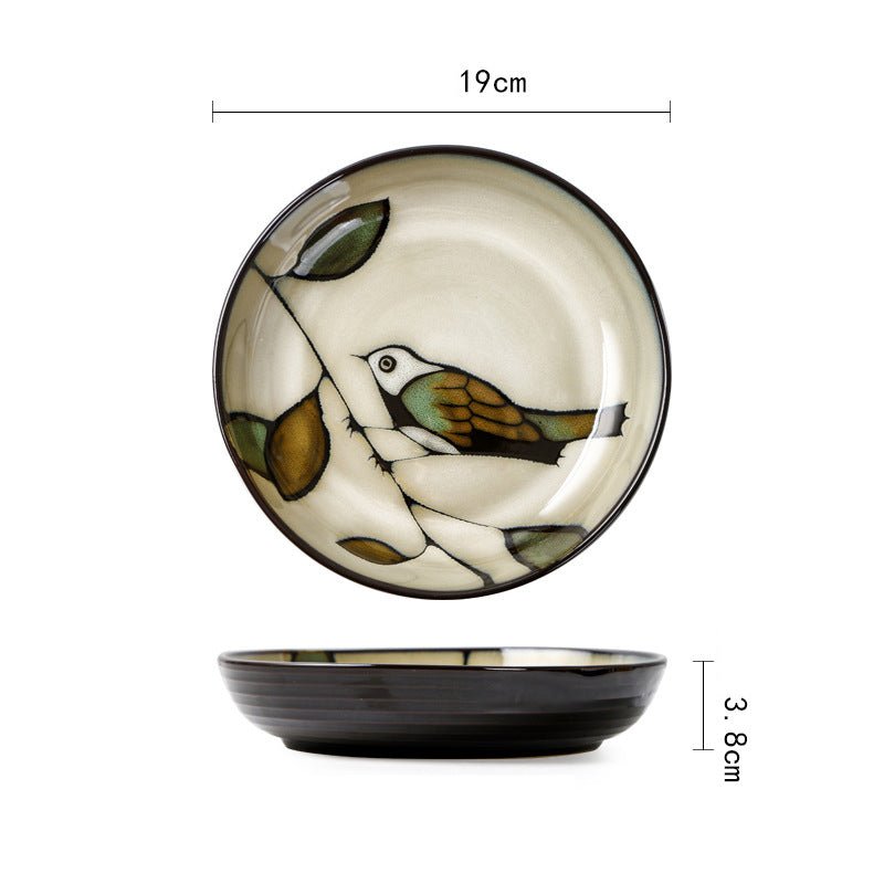 Japanese Ceramic Dishes Bowls Dishes Individuality - Minihomy