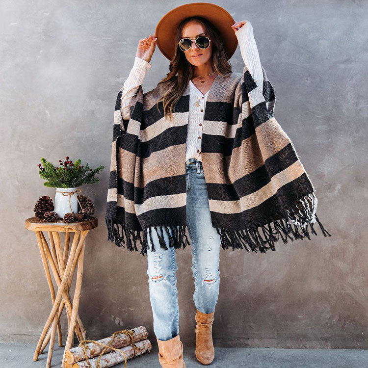 Autumn Women's Plus Size Tassel Sweater - Minihomy