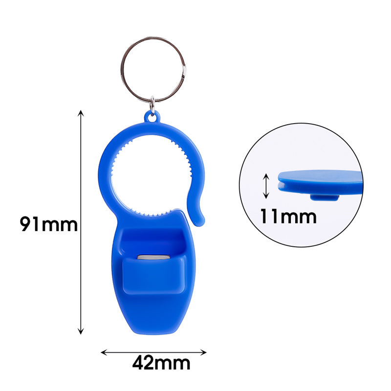 Plastic Keychain Wall-mounted Beverage Bottle Opener - Minihomy