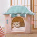 Cat House Removable And Washable Cat Bed Pet Supplies Enclosed Cat House Villa - Minihomy