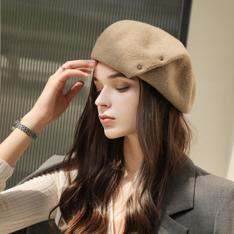 French Style Spring And Autumn Models Ladies Wool Beret