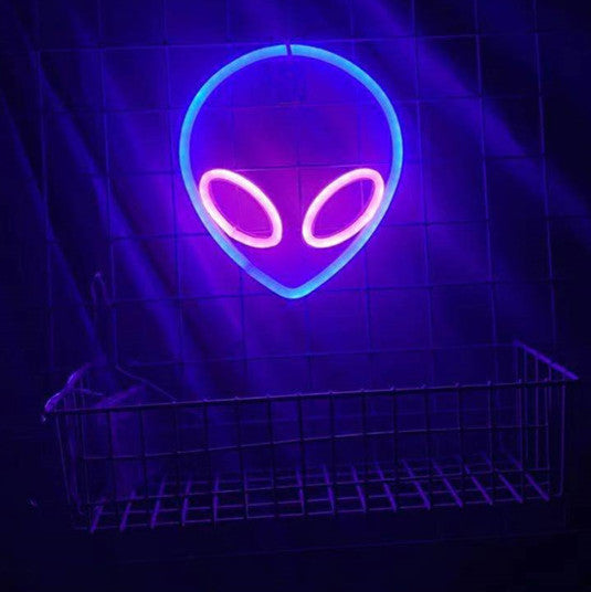 LED Alien Neon Wall Hanging Modeling Lamp - Minihomy