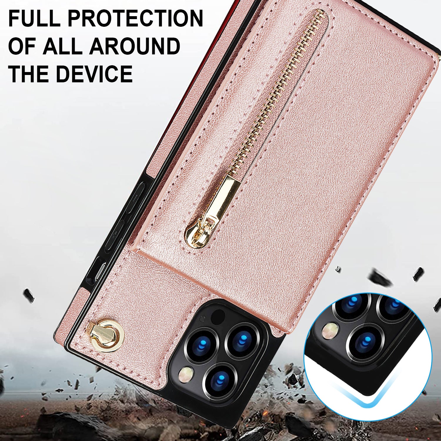 Mobile Phone Case Leather Messenger Protective Cover