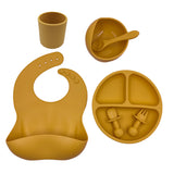 Baby Silicone Cup Spoon Cutlery Set