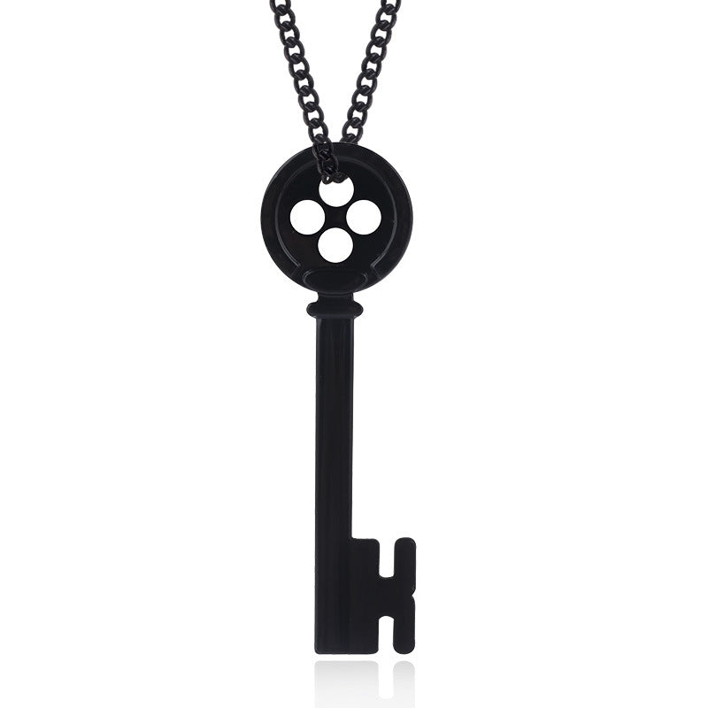 Black Key Pendant Halloween Gift Ornament - Minihomy