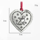 Metal Snowman Pendant Christmas Home Decoration