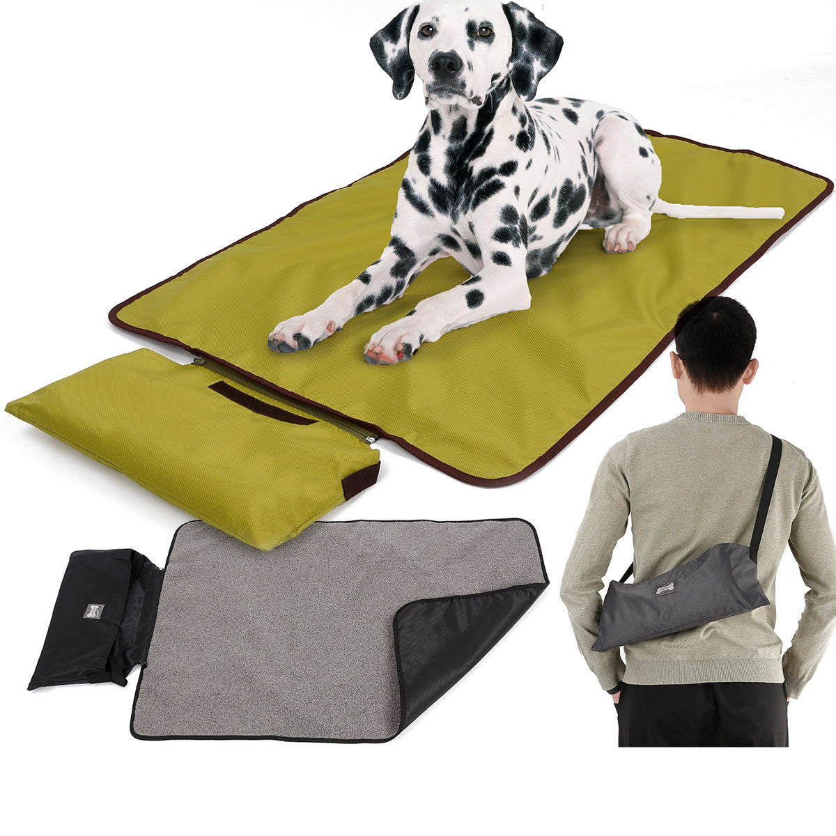 Outdoor Pet Blanket Folding Storage Portable Waterproof Warmth Dog Cat Products - Minihomy