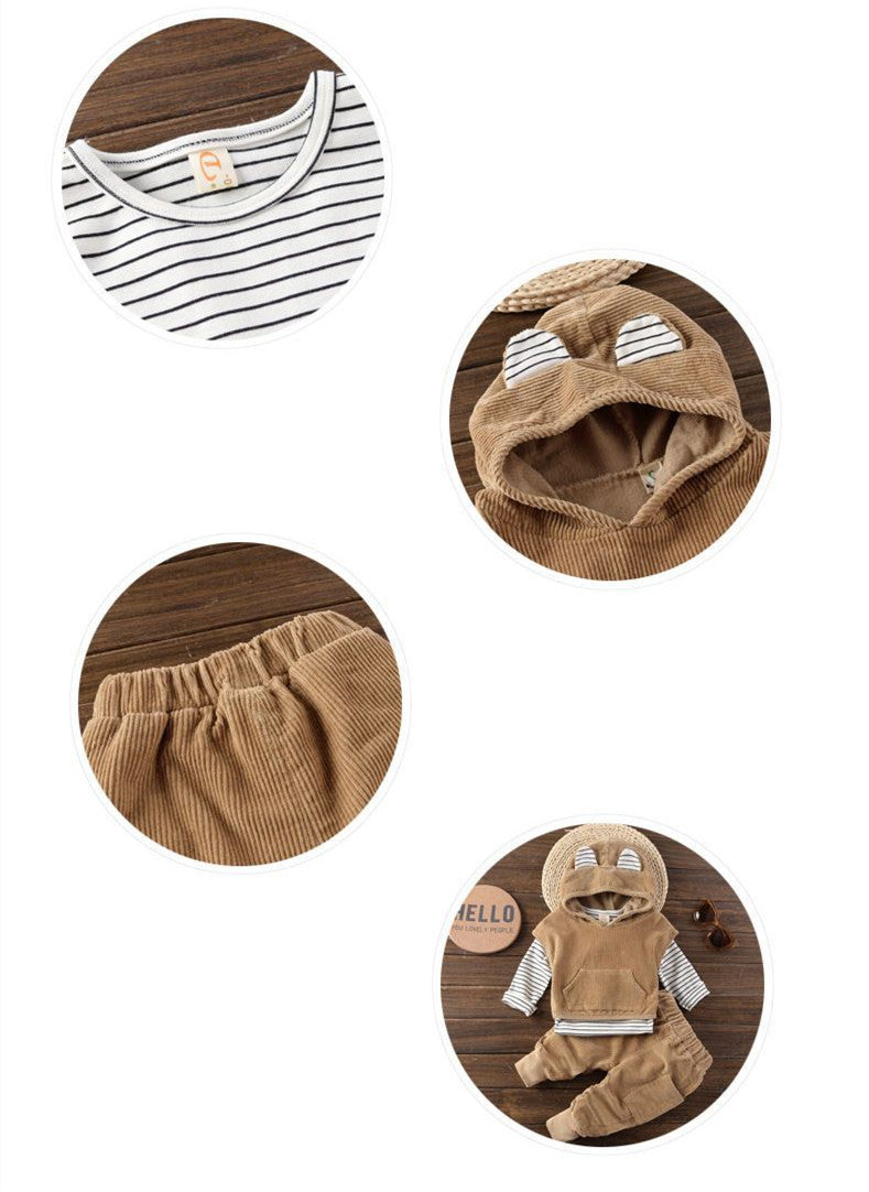 Baby Boy Fashion Warm And Handsome Suit - Minihomy