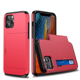 Mobile Phone Case Sliding Cover Card Two-in-one Anti-drop Wallet Protective Wallet Credit Card Holder