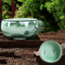 Celadon Hand-painted Ceramic Teacup Kung Fu Tea Set Carp Creative