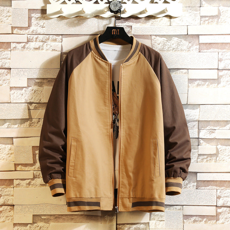 Men Casual Color Block Jacket - Minihomy