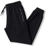 Sports Solid Color Cotton Sweatpants With Drawstring Long Pants