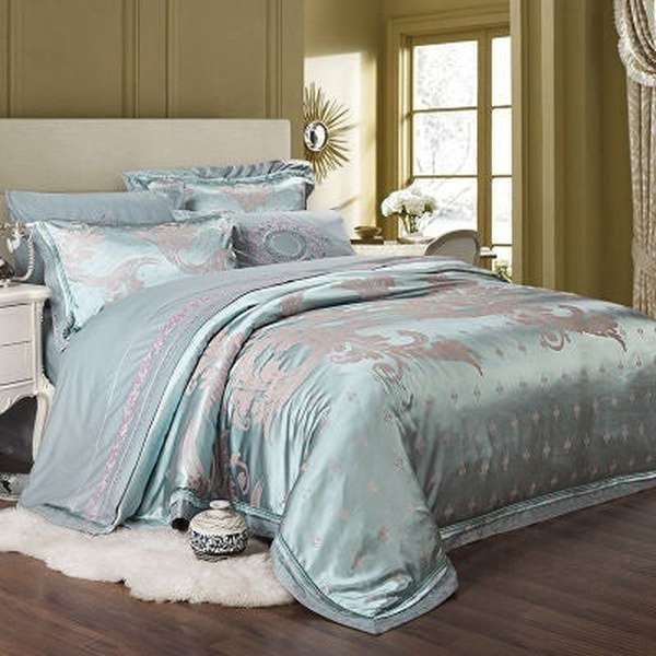 Ice Silk Jacquard High-end Linen And Cotton Bedding Set - Minihomy