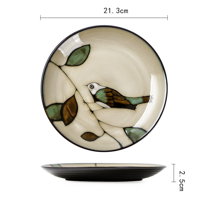 Japanese Ceramic Dishes Bowls Dishes Individuality - Minihomy