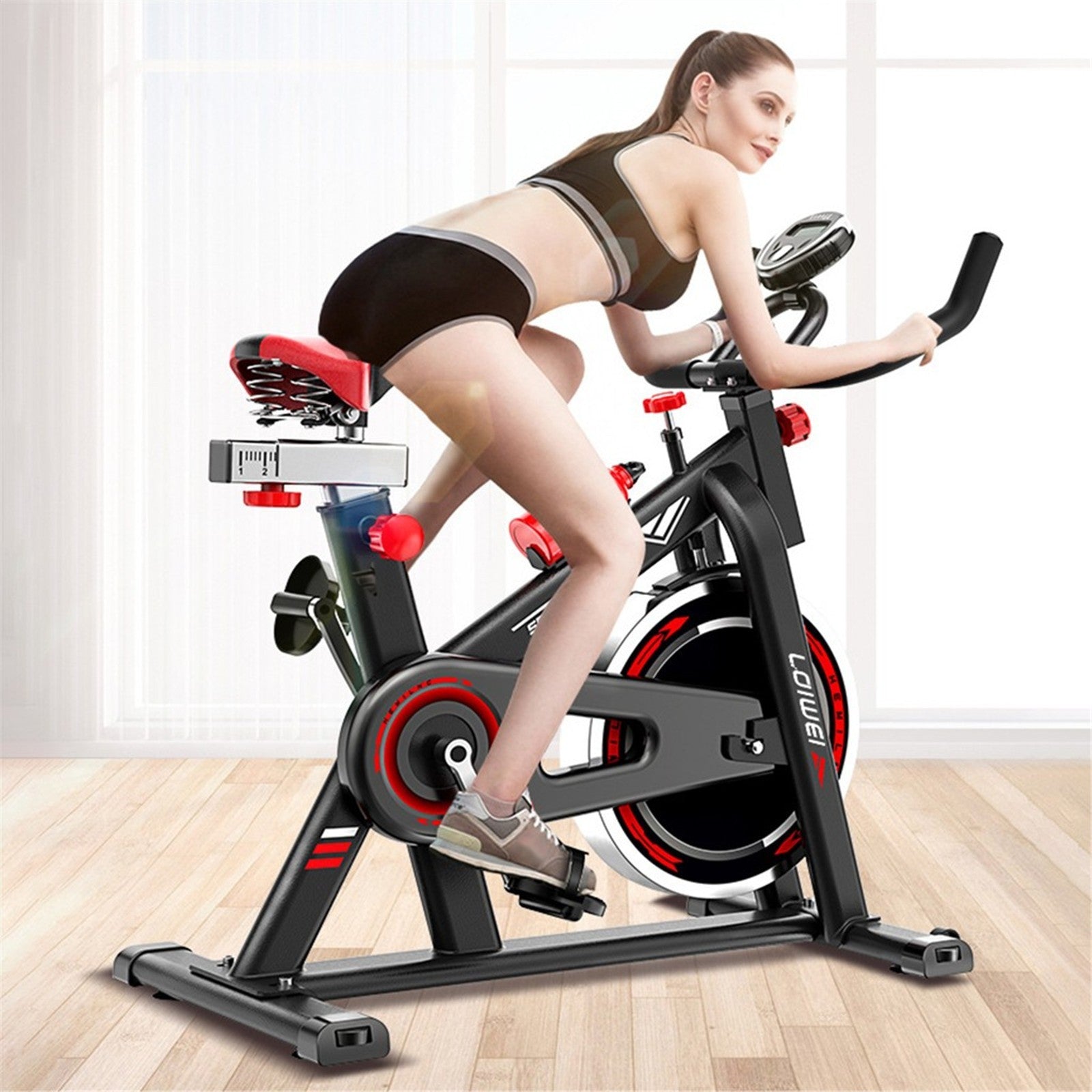 Bicycle Cycling Exercise Stationary Bicycle Aerobics Home Indoor - Minihomy