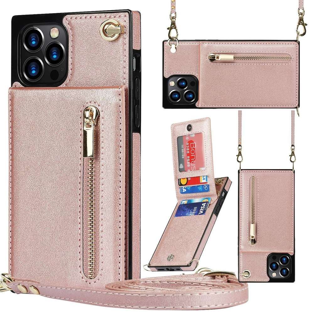 Mobile Phone Case Leather Messenger Protective Cover - Minihomy