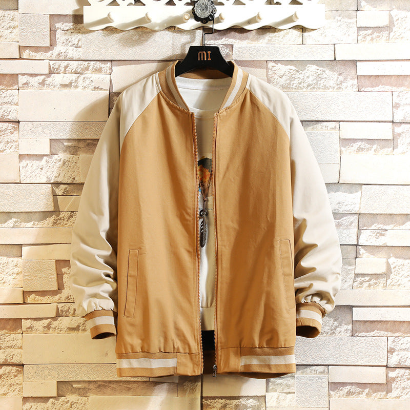 Men Casual Color Block Jacket - Minihomy