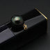 Real big black pearl pendant for women, 11-12mm natural tahitain pearl pendant 18 k gold jewelry baroque pearl pendant gift