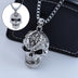 Evil Skull Necklace Metal  Pendant Trendy  Man and Women Punk Jewelry