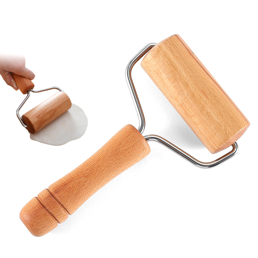 Wooden Rolling Pin, Hand Dough Roller for Pastry Kitchen tool