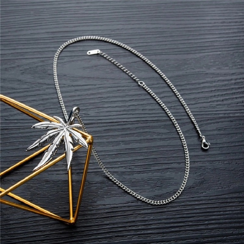 Maple Leaf Necklaces for Men Women Gift Jewelry - Minihomy