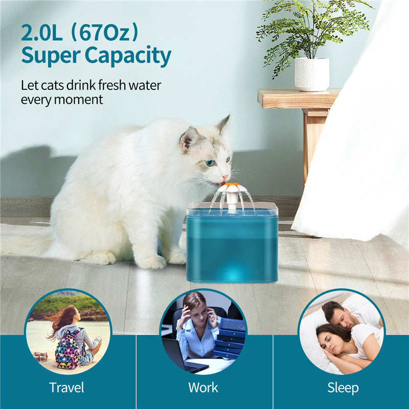 Smart Automatic Dog Cat Feeder 4.5 Liters Dry Food Dispenser Plus 2L Water Feeder Suitable For Small And Medium Pet Smart Feeder