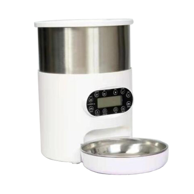 Smart APP Pet Feeder Cat And Dog Food Dispenser Stainless Steel  Bowl Medium-Sized Cats And Dogs With Recording Timing Feeding