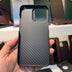 iphone 13 Pro Max real carbon fiber case