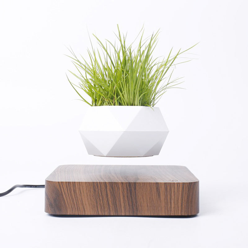 Magnetic  Suspension Floating Pot Potted Plant Home Desk Decor