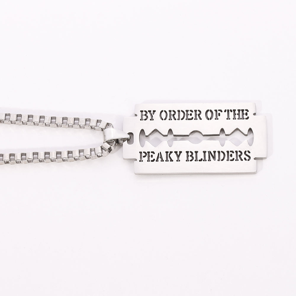 Peaky Blinders Blade Necklace for Men - Minihomy