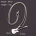 Rock Electric Guitar Pendant Necklaces For Women Men