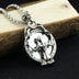 Mirror Skeleton Snake Pendant Necklace for Men - Minihomy